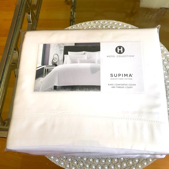 Hotel Collection Cotton King Comforter Cover - Picture 1 of 3